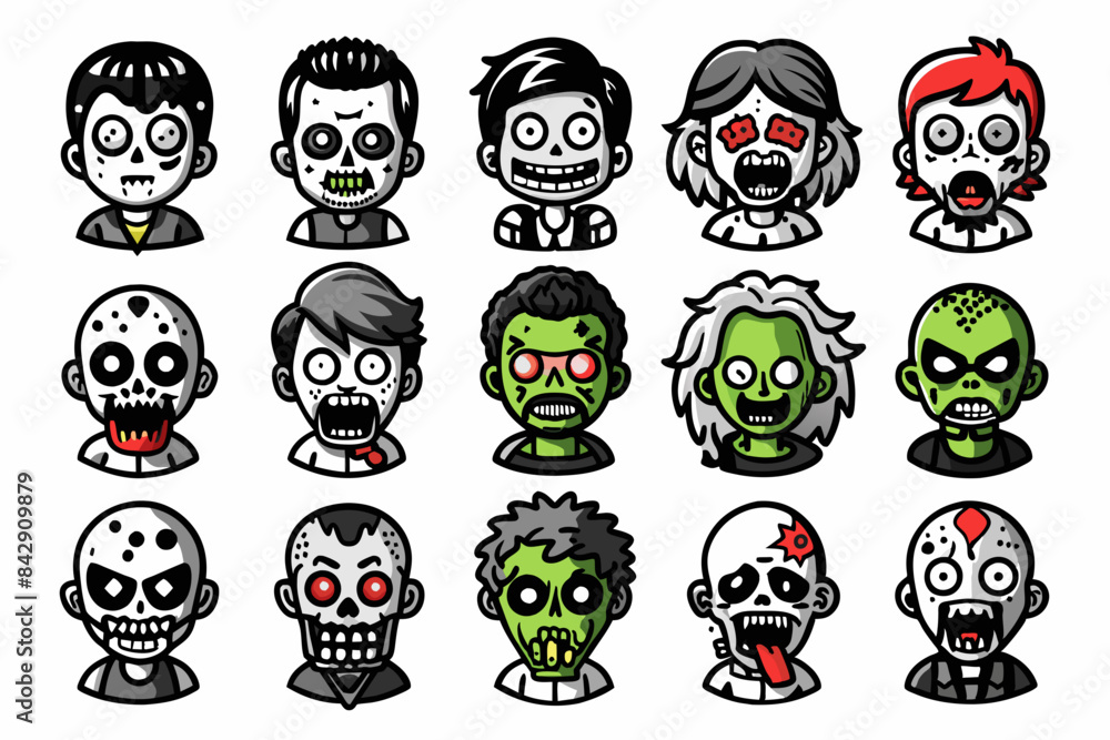 Zombie illustrations Zombie illustrations