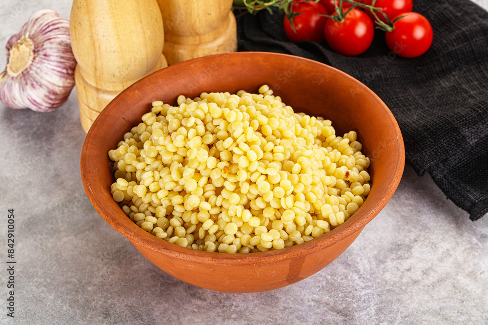 Organic wheat pasta - boiled ptitim Organic wheat pasta - boiled ptitim