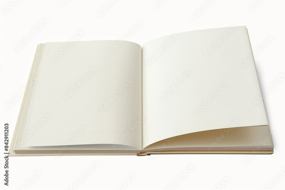 High-resolution PNG mockup of an open sketchbook with blank pages. High-resolution PNG mockup of an open sketchbook with blank pages.