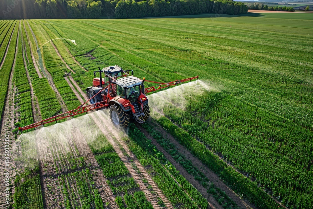 Fototapeta premium Perfect for agricultural, farming, and environmental documentaries.