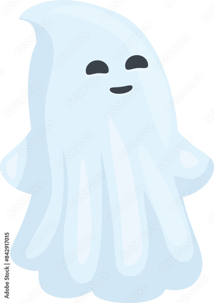 Friendly and whimsical ghost, perfect for adding a touch of spooky fun to your halloween projects Friendly and whimsical ghost, perfect for adding a touch of spooky fun to your halloween projects