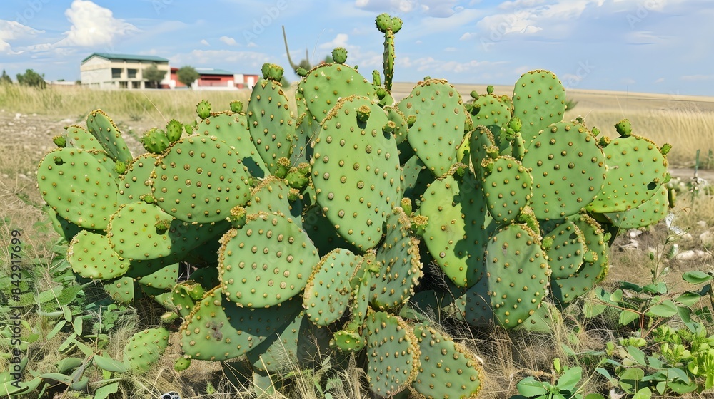 Peyote Cacti with HarvestReady Buttons in Desert Landscape Peyote Cacti with HarvestReady Buttons in Desert Landscape