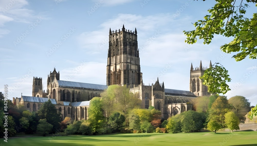 A view of Durham Cathedral A view of Durham Cathedral