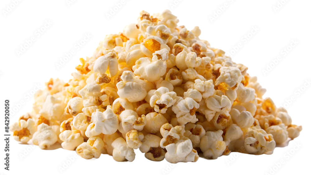 Popcorn isolated on transparent background Popcorn isolated on transparent background
