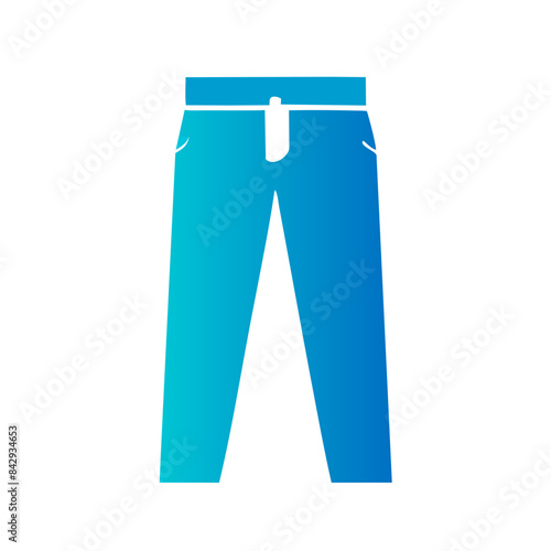 Pant icon. Long pant icon.