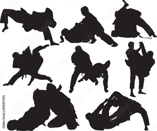 Φωτογραφία Print Brazilian jiu-jitsu EPS; Brazilian jiu-jitsu clipart; Brazilian EPS ; Braz