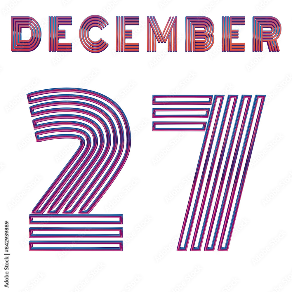 DECEMBER 27 - CREATIVE NEON ART ISOLATED DECEMBER 27 - CREATIVE NEON ART ISOLATED