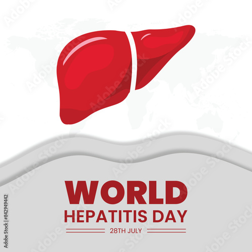 world hepatitis day design vector file