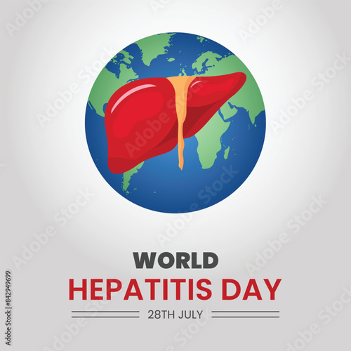 world hepatitis day design vector file
