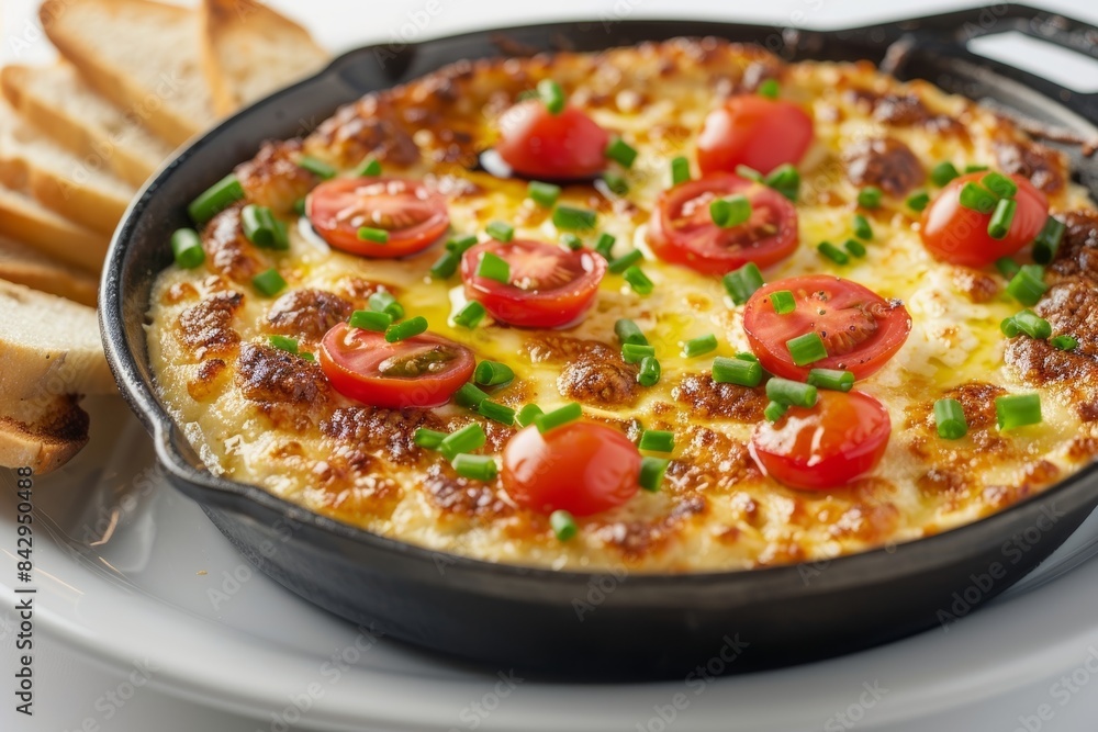 Elegant Presentation of Baked Goat Cheese Dip Elegant Presentation of Baked Goat Cheese Dip