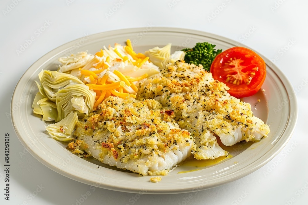 Tempting Baked Haddock with Tomato and Cheddar Tempting Baked Haddock with Tomato and Cheddar