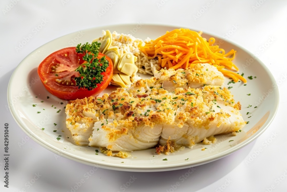 Baked Haddock with Crabmeat and Artichoke Hearts Baked Haddock with Crabmeat and Artichoke Hearts