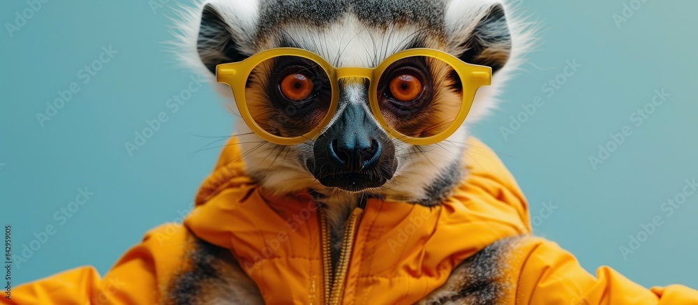 Fototapeta premium Lemur in sunglasses