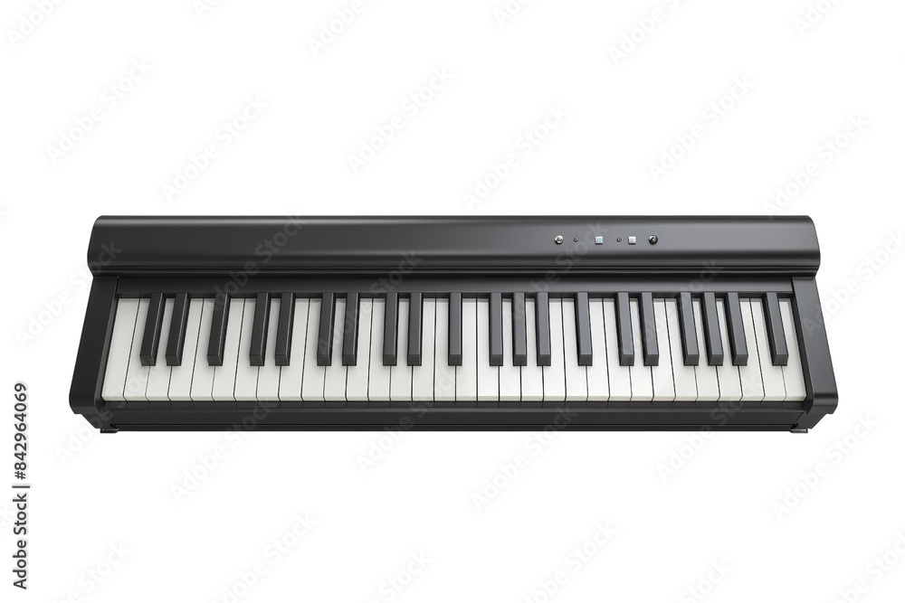 Elegant black electronic keyboard piano with full-sized keys, perfect for musicians, beginners, and music enthusiasts, ideal for composing and performing. Elegant black electronic keyboard piano with full-sized keys, perfect for musicians, beginners, and music enthusiasts, ideal for composing and performing.