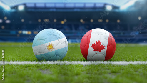 Argentina vs Canada Soccer Match