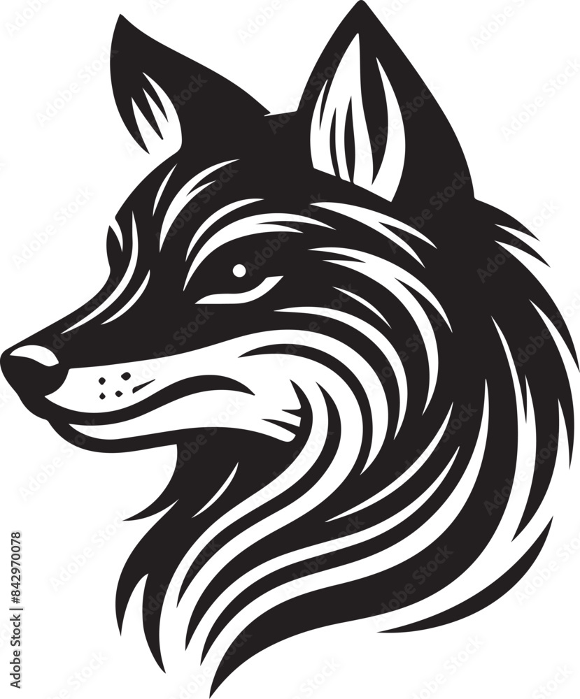 Minimalist Vector Illustrations of an Angry Fox Head for Eye-Catching Logos and Branding Minimalist Vector Illustrations of an Angry Fox Head for Eye-Catching Logos and Branding