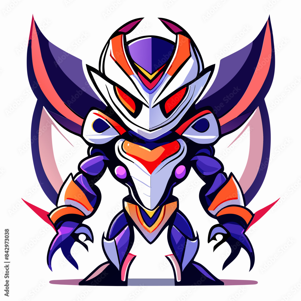 Vector Illustration of Alien Creature for Sublimation Printing Vector Illustration of Alien Creature for Sublimation Printing