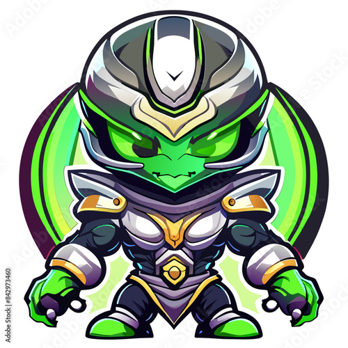 Sublimation-Ready Vector Graphic of Alien Character for Apparel and Home Decor