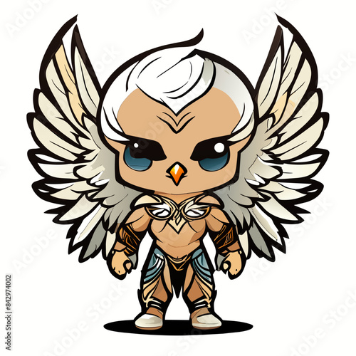 "Angel Character Vector for Web and Print"