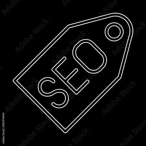 Seo Tag icon Design