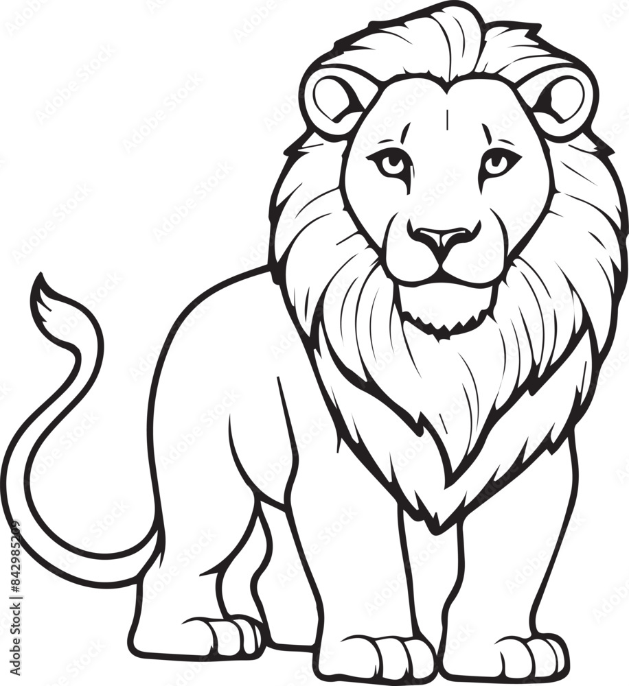 a lion line art, silhotee vector graphic a lion line art, silhotee vector graphic
