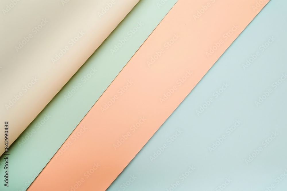 Soothing pastel image with geometric shapes and light lines on a soft backdrop, perfect for modern design projects. Ideal for business presentations or stylish wallpapers Soothing pastel image with geometric shapes and light lines on a soft backdrop, perfect for modern design projects. Ideal for business presentations or stylish wallpapers
