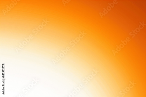 Colorful orange and white background, grainy textured surface and space for editing