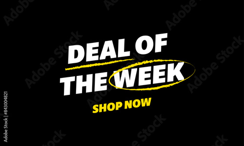 deal of the week shop now sale banner