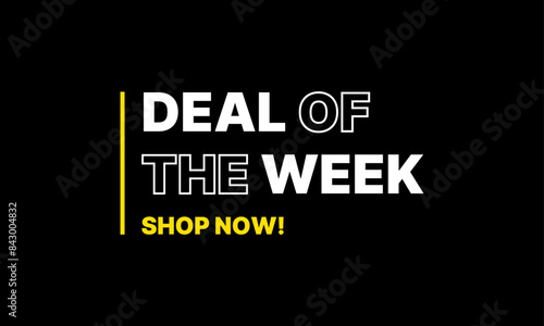 deal of the week shop now sale banner