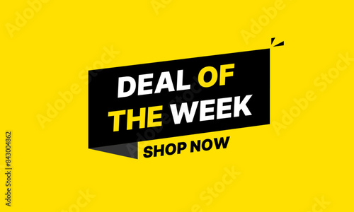 deal of the week shop now sale banner