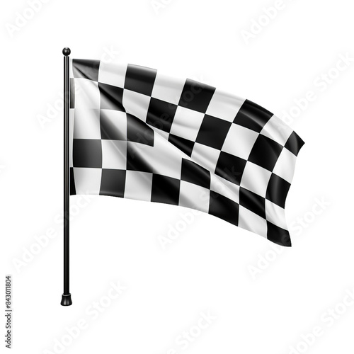 checkered racing flag photo