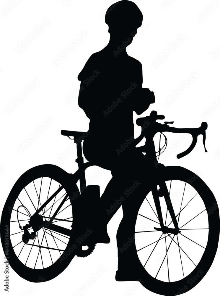 cartoon man riding a bicycle clipart cartoon man riding a bicycle clipart