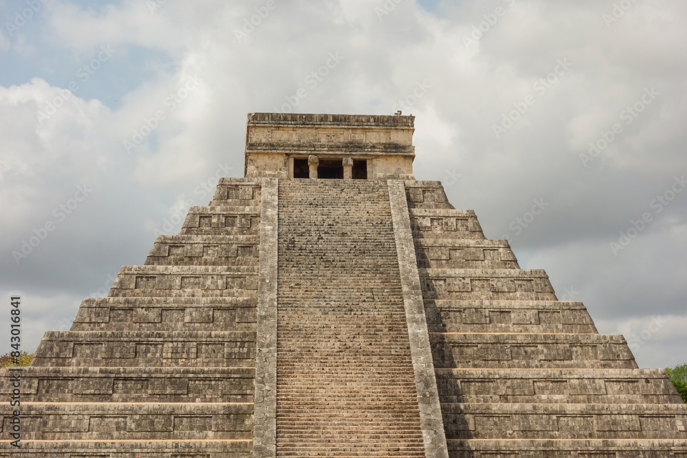 Chichen Itza archaeological complex in Yucatan Peninsula, Mexico. large pre-Columbian city Chichen Itza archaeological complex in Yucatan Peninsula, Mexico. large pre-Columbian city