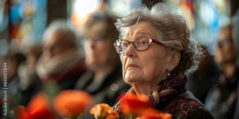 Exploring emotions and memories at a funeral honoring a loved ones life. Concept Funeral Photography, Emotional Moments, Memories, Honoring Loved Ones Exploring emotions and memories at a funeral honoring a loved ones life. Concept Funeral Photography, Emotional Moments, Memories, Honoring Loved Ones