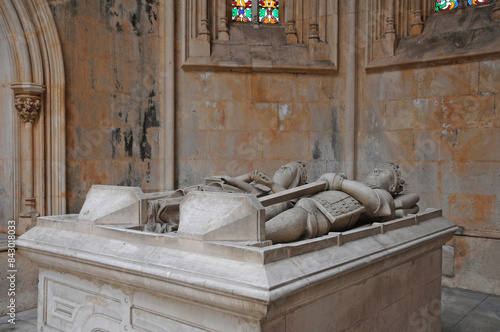 Batalha, Portugal - july 3 2010 : picturesque monastery photo