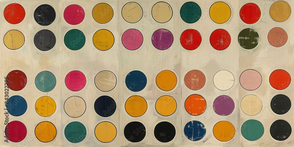 Colorful Circles Art Print Colorful Circles Art Print