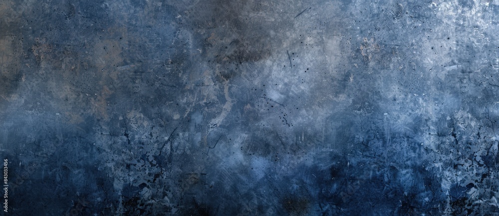 Dark blue concrete wall background with a rough textured surface and cracks, perfect for adding an urban or industrial feel to any design project Dark blue concrete wall background with a rough textured surface and cracks, perfect for adding an urban or industrial feel to any design project