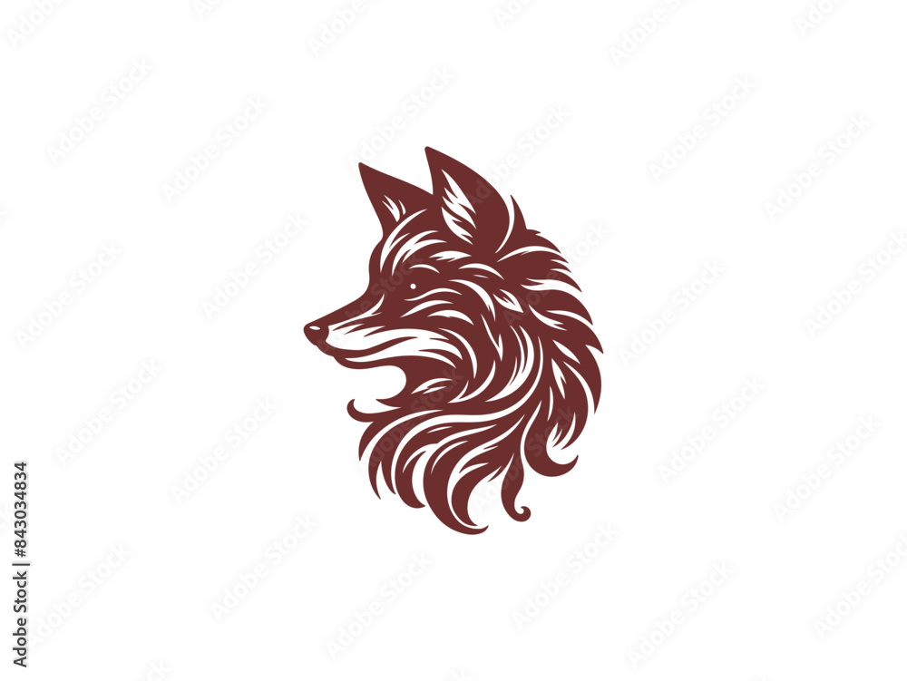 fox head vector fox head vector