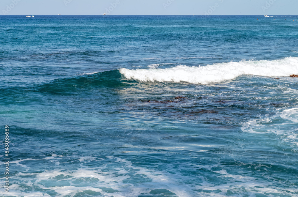 Waves Breaking on a Coral Reef in Hawaii. Waves Breaking on a Coral Reef in Hawaii.