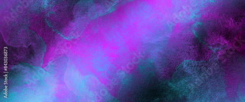 Colorful vector art background with neon color gradient and pink and blue grunge texture for cover design, invitation, poster, wedding card, menu, luxe invite, prestigious voucher.