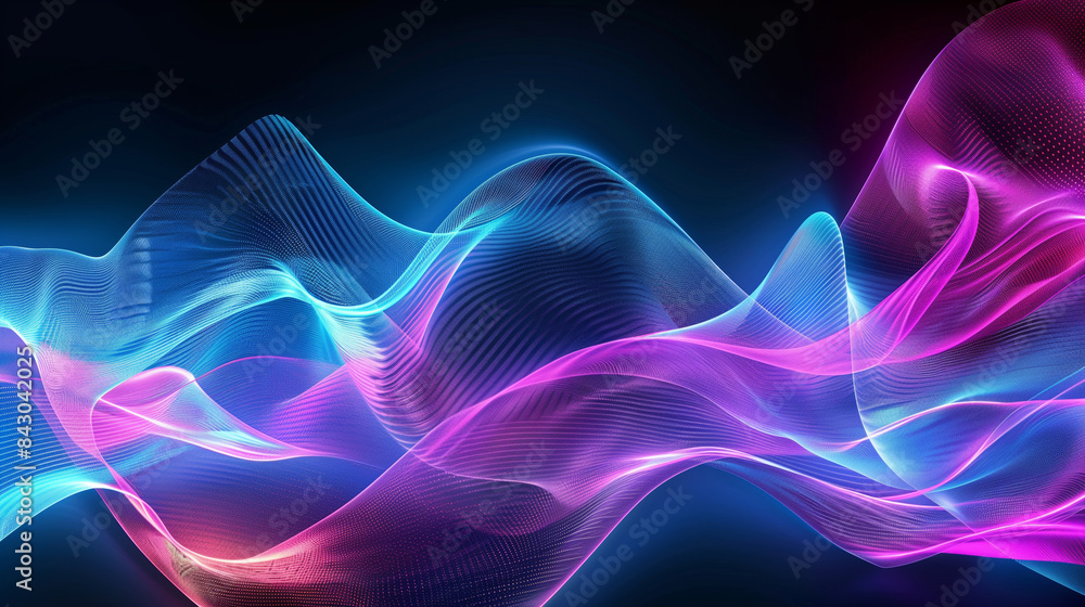 Naklejka premium Abstract digital background as design for technology, AI, data, graphics, concept