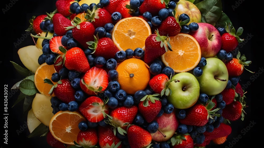 Amazing image of fresh fruits on the table Amazing image of fresh fruits on the table
