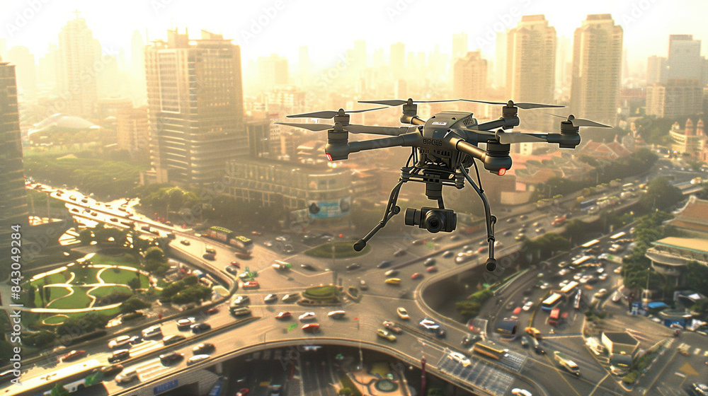 Futuristic Urban Traffic Management: Aerial Drone Surveillance Futuristic Urban Traffic Management: Aerial Drone Surveillance