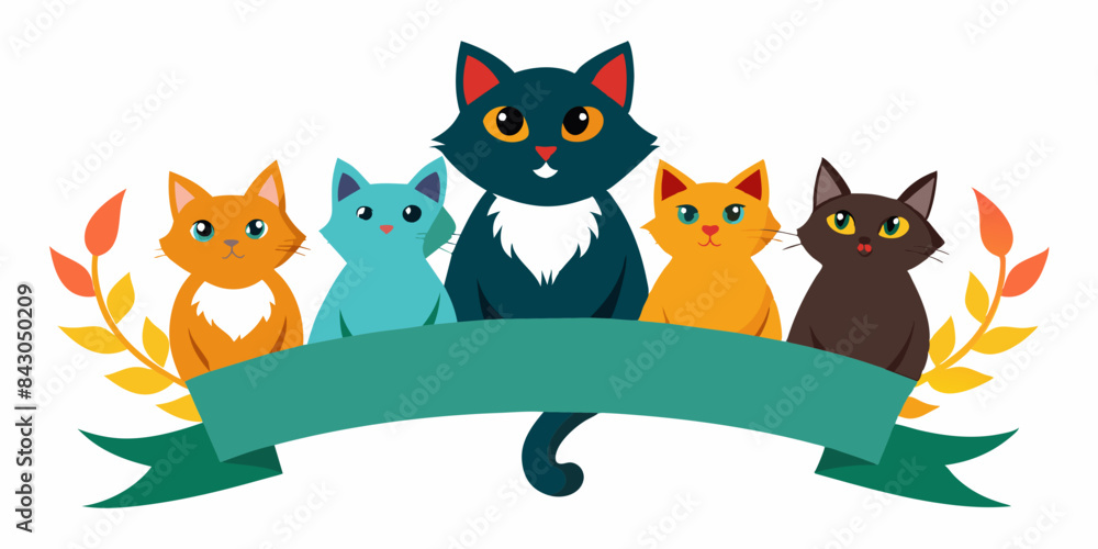 Fototapeta premium cat banner