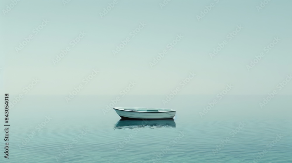 A small white boat floats atop a body of water, near a shore blanketed in green grass Another small white boat is situated in the water's expanse A small white boat floats atop a body of water, near a shore blanketed in green grass Another small white boat is situated in the water's expanse
