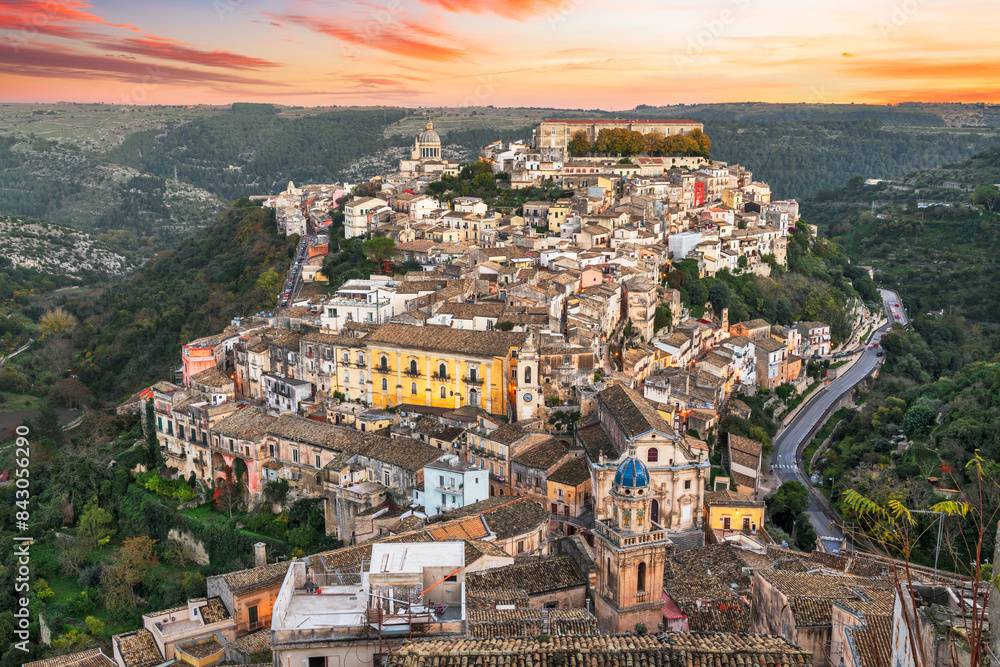 Naklejka premium Ragusa Ibla, Sicily, Italy