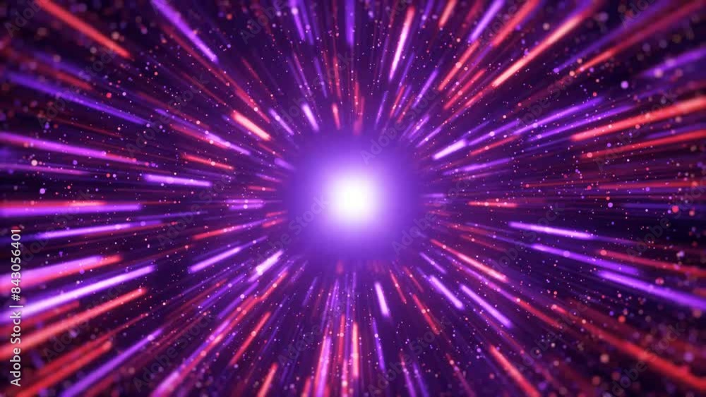 video effects Line loop background animation Abstract tunnel of ...