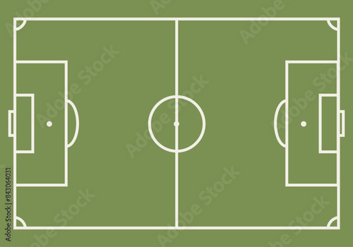 Fondo de campo de fútbol verde