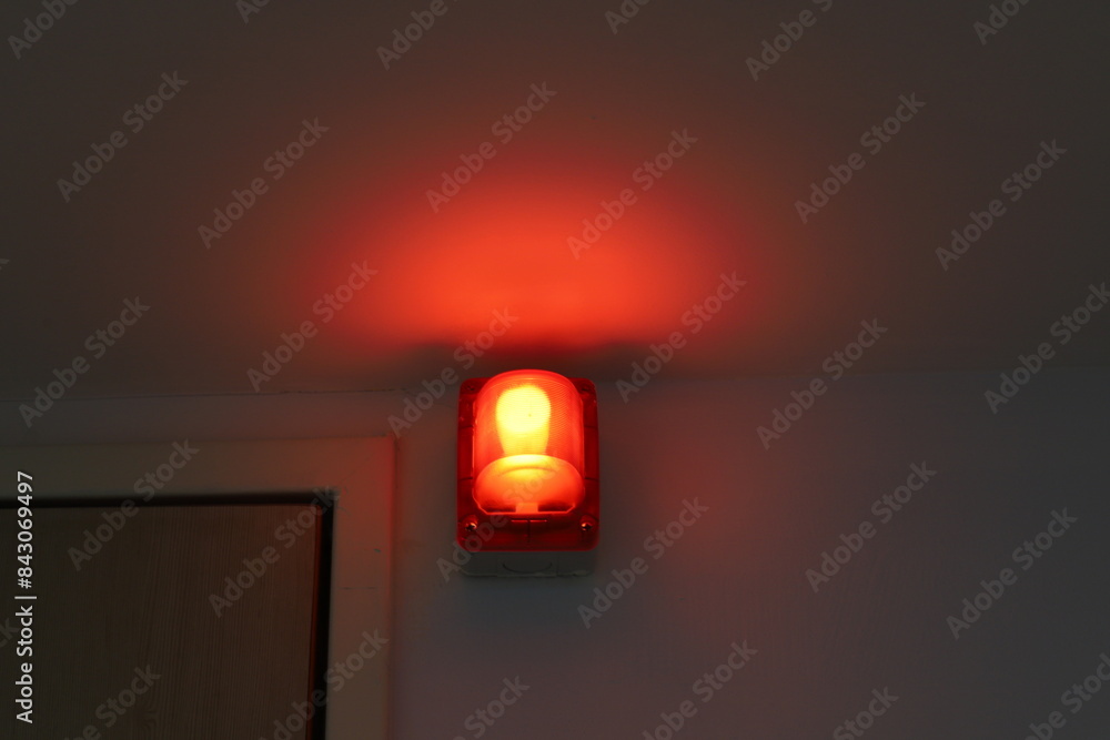 A lamp for illuminating the interior of the room hangs on the ceiling. A lamp for illuminating the interior of the room hangs on the ceiling.