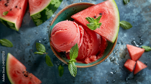 watermelon ice-cream